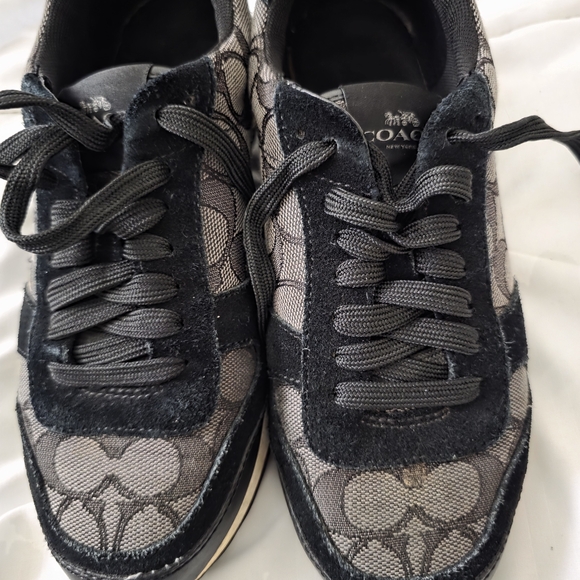 Coach Black and Gray Sneakers - Picture 1 of 8